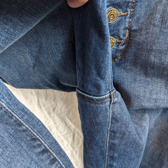 Crown & Ivy High Rise Button Fly Jegging Sz 10 - Picture 7 of 10